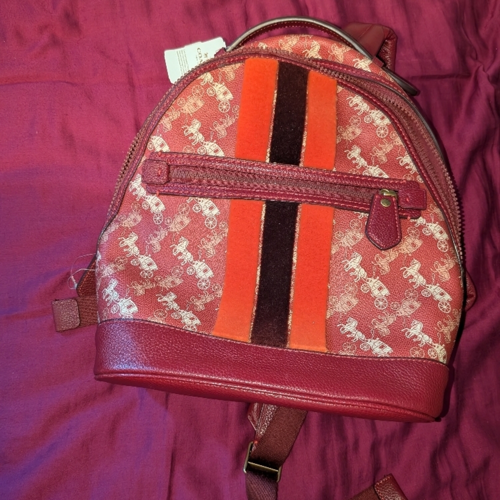 Coach Red Backpack - image 1